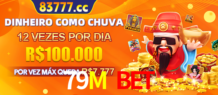 Banner do programa de recompensas Recomende para amigos do 79M BET, detalhando os bônus por convidar amigos, com prêmios que chegam a R$288.888.